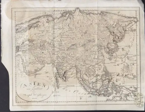 Asien. Neu gezeichnet von Joseph Wüstinger. 1808