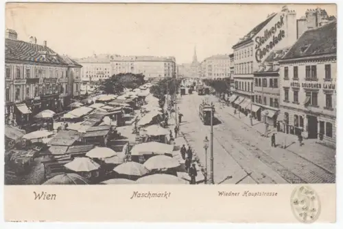 Wien - Naschmarkt - Wiedner Hauptstrasse.