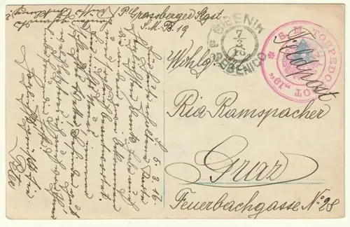 Seemannslos. Brav ist ein jeder an seinem Stand, ringt mit der See für`s Vaterla