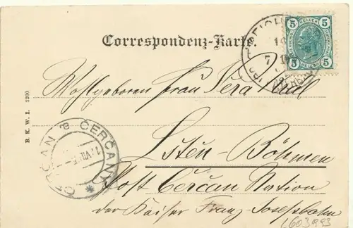 Reichenau. Kurpark mit dem Mariensteig.