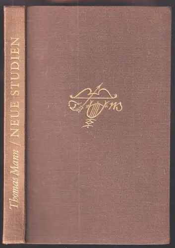 Neue Studien. MANN, Thomas.