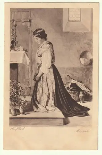 Andacht, Adolf Bock.