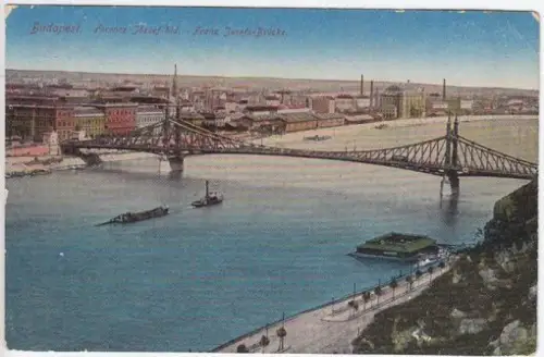 Budapest. Ferencz József-hid. - Franz Josefs-Brücke.