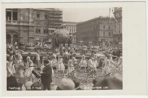Das deutsche Lied. Festzug 22.7.1928. 1928