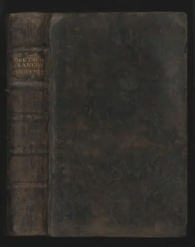 Jean Chretien Toucement des Deutsch Franços Schrifften mit viel schön Kuffer Sti