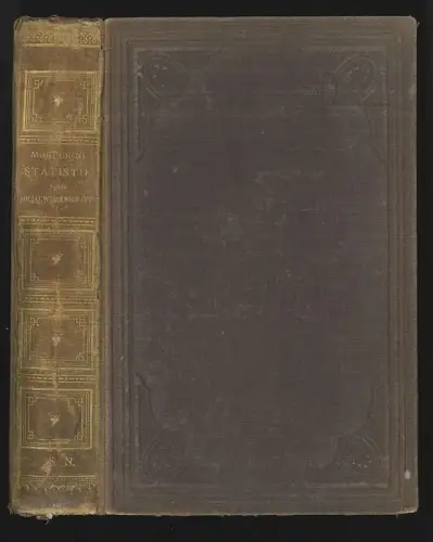 Die Statistik und die Socialwissenschaften. MORPURGO, Emilio.