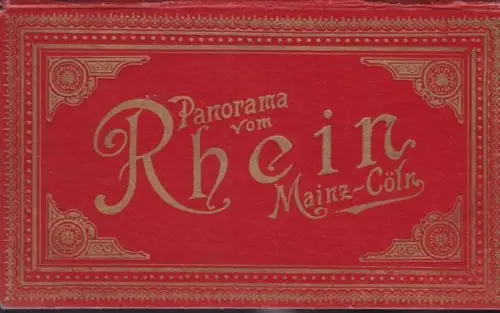 Panorama vom Rhein- Mainz-Cöln. 1890