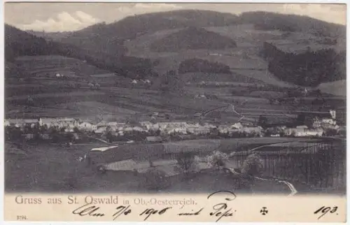 Gruss aus St. Oswald in Ob.-Oesterreich. 1900 3151-11