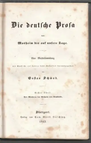 JEAN PAUL d.i. J.P.Friedrich Richter., Levana... 1861