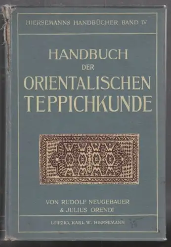 NEUGEBAUER, Handbuch der orientalischen... 1909