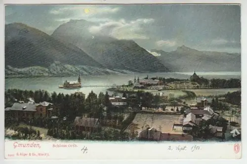 Gmunden, Schloss Orth. 1890