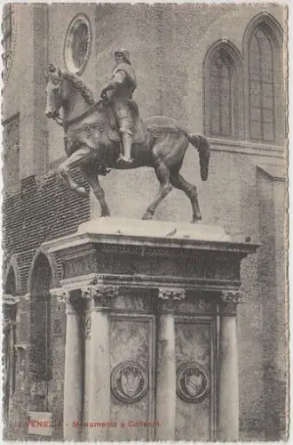 Venezia - Monumento a Colleoni. 1900