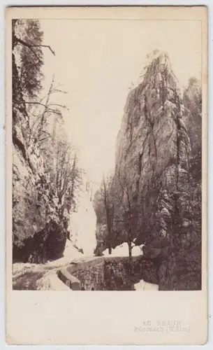 BRAUN, L'oeille dans la gorge de la Grande... 1870