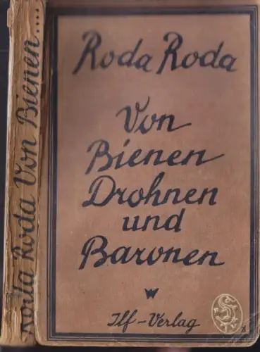 RODA RODA d. i. Sándor Friedrich Rosenfeld., Von... 1921
