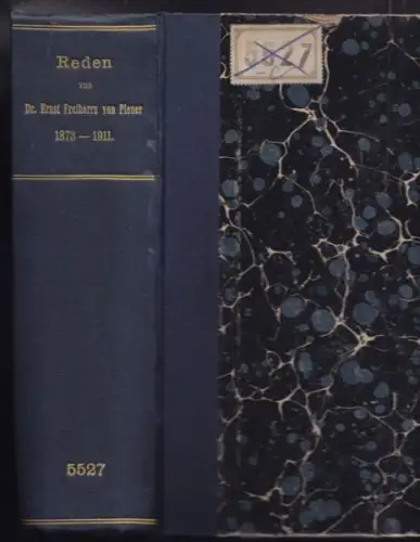 PLENER, Reden. 1873-1911. 1911