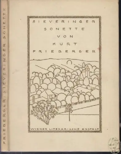 FRIEBERGER, Sieveringer Sonette. 1919