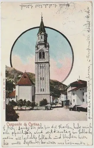 Campanile di Cortina. 1890