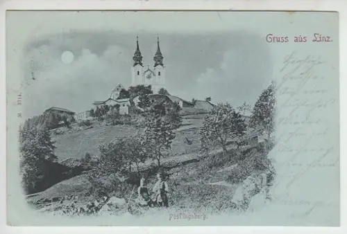 Gruss aus Linz. Pöstlingsberg. 1890