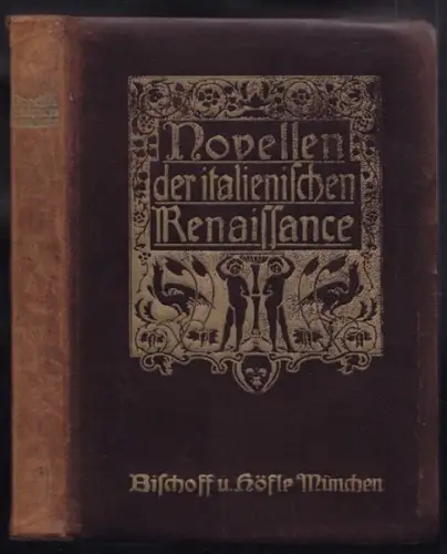 REDAELLI, Novellen der italienischen Renaissance. 1909