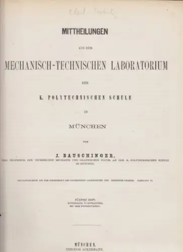 Ueber den Elasticitäts-Modul und die bleibende... 1875