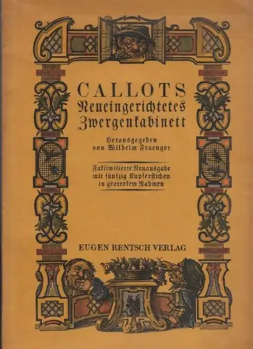 FRANEGER, Callots neueingerichtetes... 1922