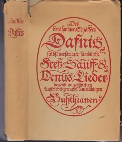 HOLZ, Dafnis. Lyrisches Porträt aus dem 17.... 1941