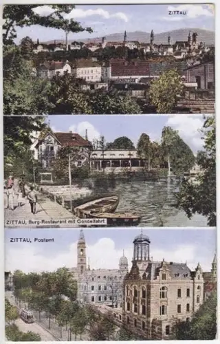 Zittau. Zittau, Burg-Restaurant mit... 1900