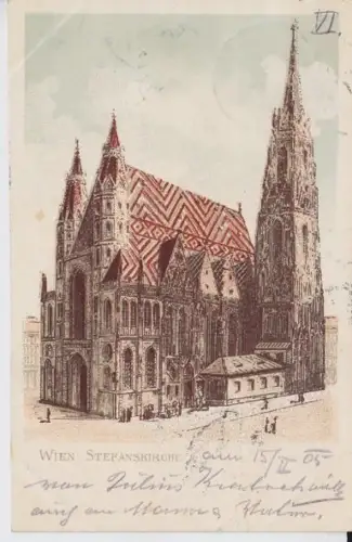 Wien. Stefanskirche. 1890
