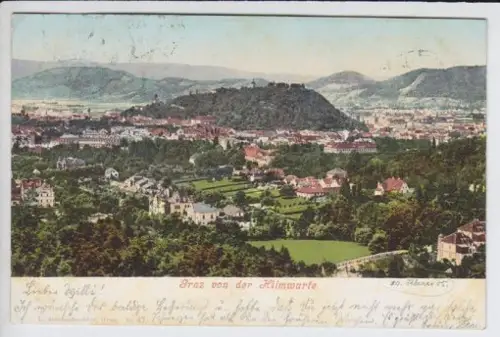 Graz von der Hilmwarte. 1900