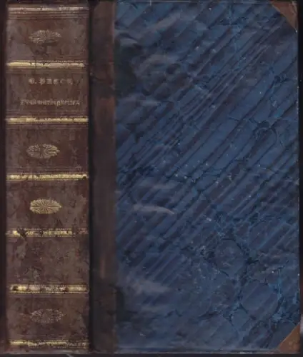 PACCA, Historische Denkwürdigkeiten über Se.... 1831