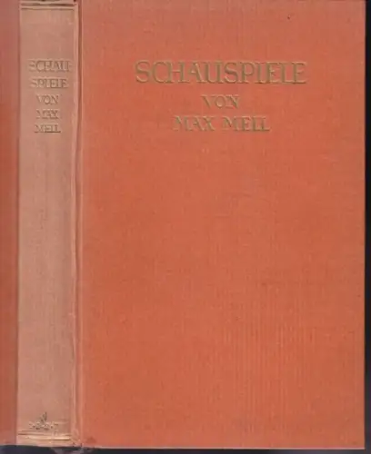 MELL, Schauspiele. 1927