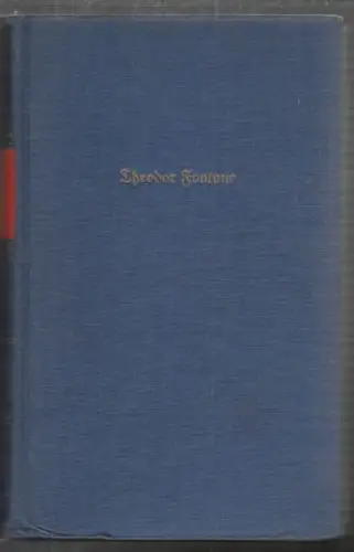 FONTANE, Autobiographische Werke. 1961
