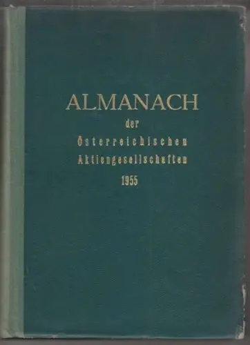 ALMANACH der österreichischen... 1955