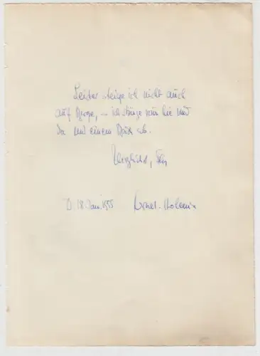 Eigenhänd. Aphorismus m. Signatur. LERNET-HOLENIA, Alexander, Dichter (1897-1976
