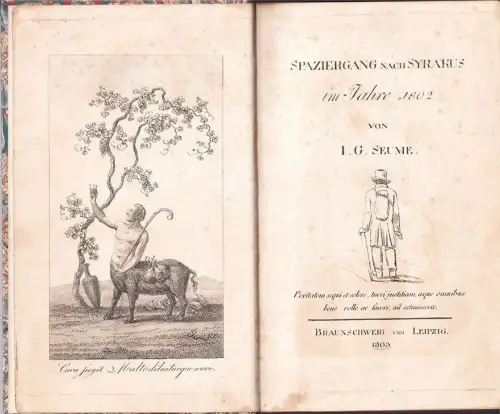 Spaziergang nach Syrakus im Jahre 1802. SEUME, J[ohann] G[ottfried].