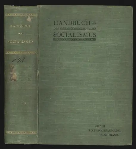 Handbuch des Socialismus. STEGMANN, Carl. - HUGO, C. [Pseud. d. i. Hugo Lindeman