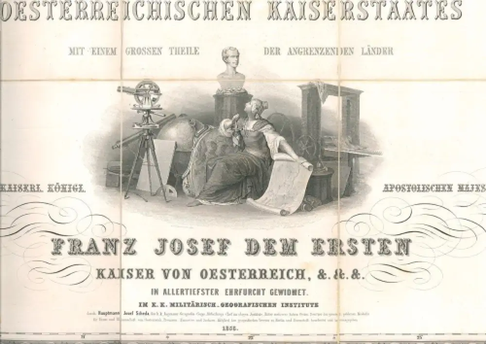 General-Karte des Oesterreichischen Kaiserstaates mit einem grossen Theile der a 1