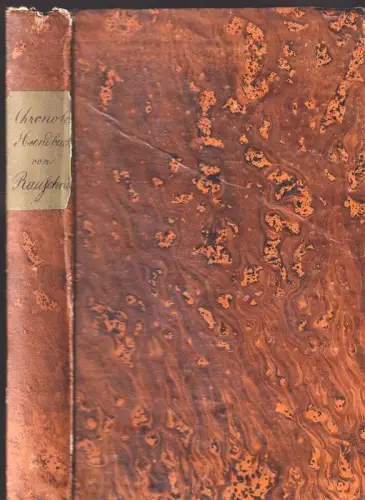 Chronologisches Handbuch der Weltgeschichte. Mit einem vollständigen Namens- und