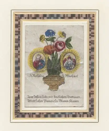 H. Rosalia. H. Michael. Wer Jesum liebt mit kindlichem Vertrauen, Wird sicher Pa