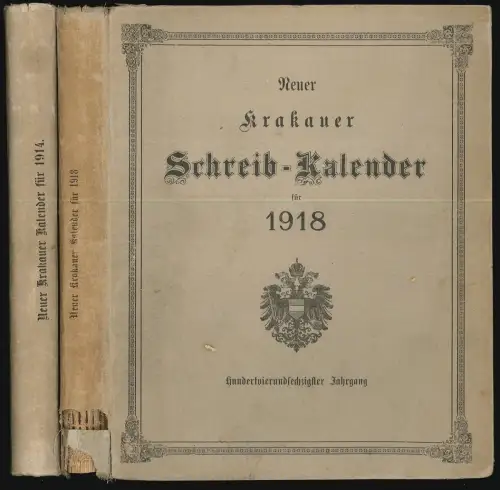 Neuer Krakauer Schreib-Kalender für 1914-1919