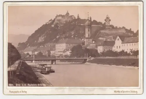 Graz v. d. Radetzky-Brücke.