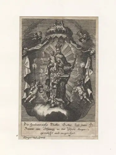 Die Gnadenreiche Mutter Gottes bey dem H. Brunn am Ofenegg in der Pfarre Anger