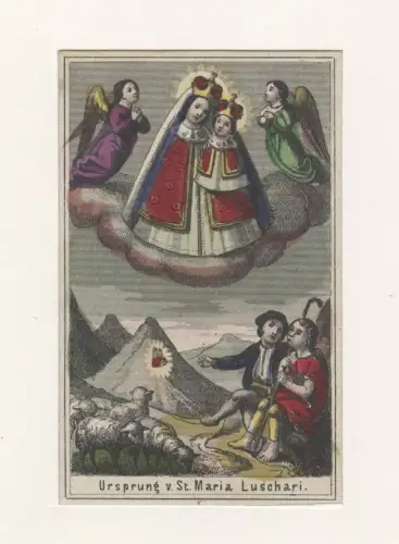Ursprung v. St. Maria Luschari.