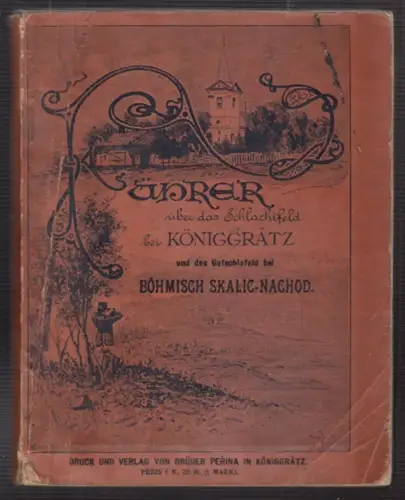 Führer über das Schlachtfeld bei Königgrätz.