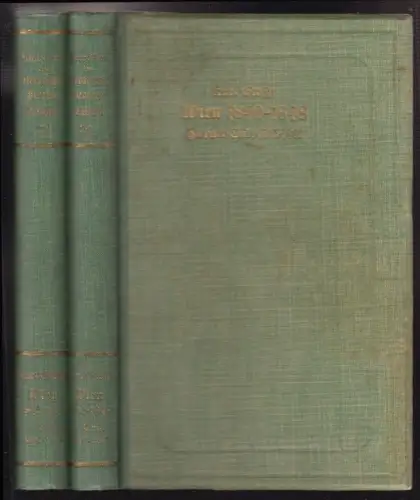 Wien 1840-1848. Eine amtliche Chronik. GLOSSY, Karl (Hrsg.).