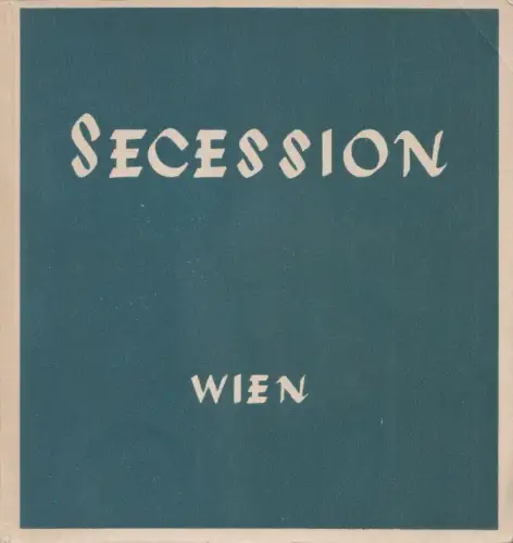 CXII. Ausstellung der Vereinigung bildender Künstler Wiener Secession. Frühjahrs