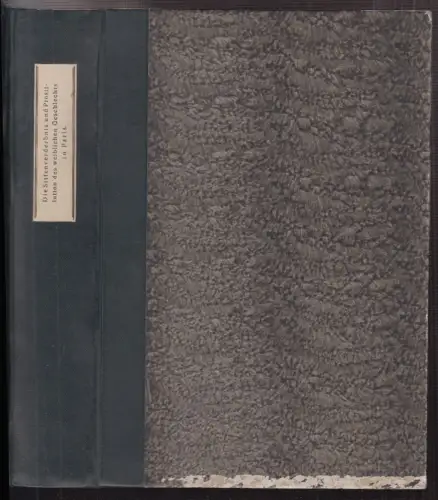 Die Sittenverderbnis und die Prostitution des weiblichen Geschlechts in Paris un