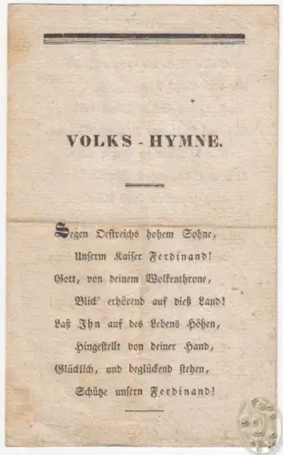 Volks-Hymne.