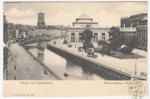 Hilsen fra Kobenhavn. Thorvaldsens Museum.