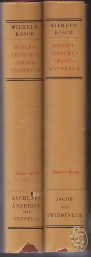 Biographisches Staatshandbuch. Lexikon der Politik, Presse und Publizistik. Fort